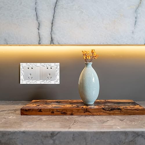 Miniatura 7 de Duzzy Moldura para pared, 16.4 pies, autoadhesiva, flexible, para despegar y pegar, moldura de techo adecuada para borde de espejo, pared de fondo