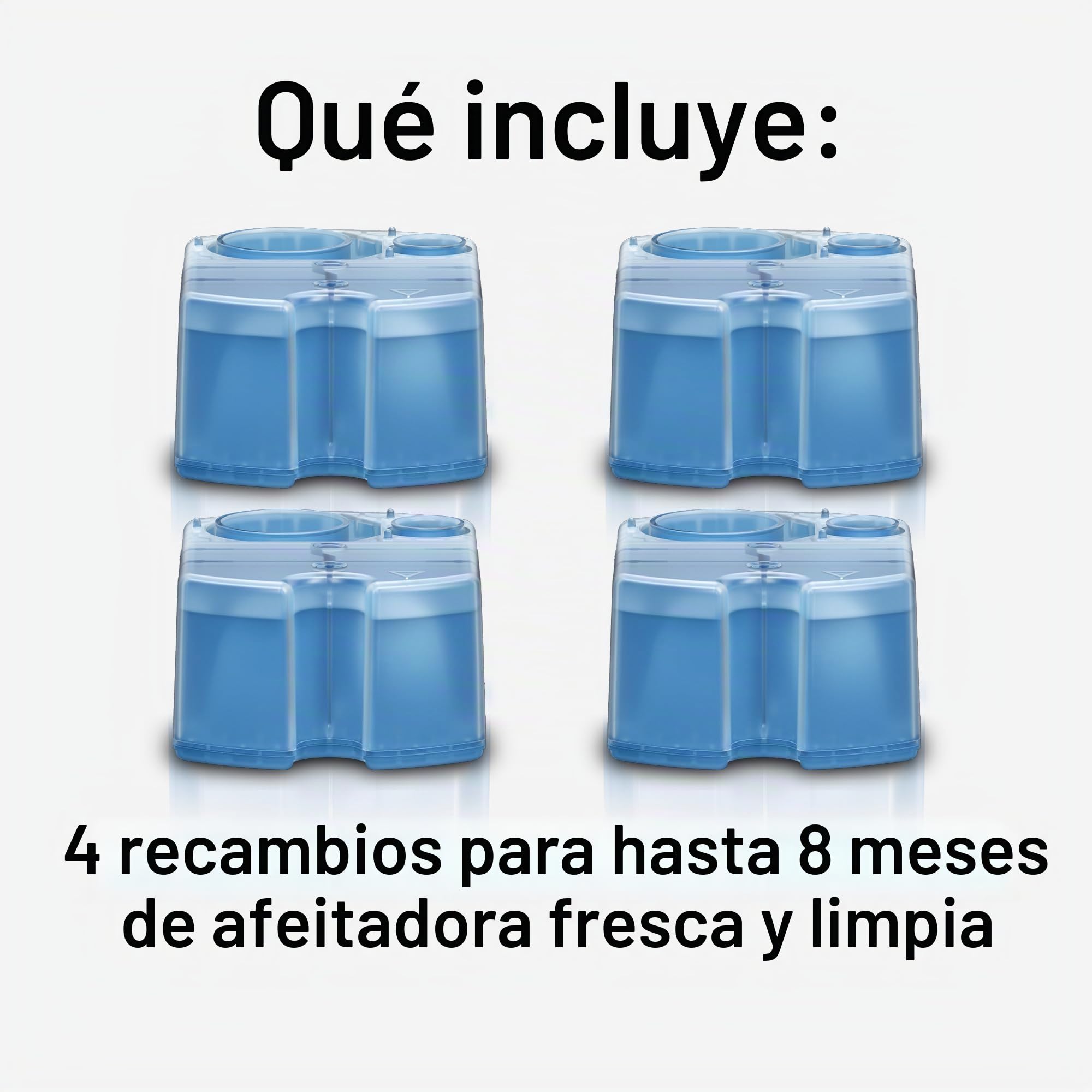 Braun Clean & Renew cartucce Refill CCR, 4 Conte (Packaging possono variare)