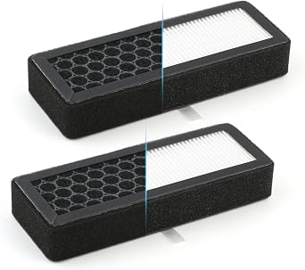 Bambu Lab P2S 3D Printer Activated Carbon Air Filter, 2-Layer HEPA 13 + Activated Carbon Air Filter for VOC, Odor, PM2.5 & Ultra Fine Particles