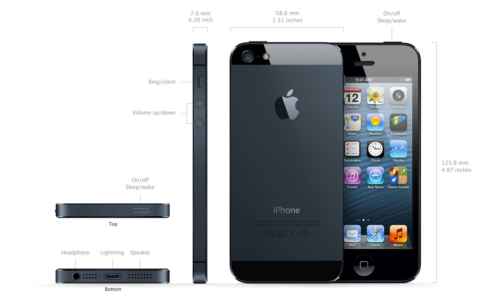Apple iPhone 5 (Black-Slate, 16GB) : Amazon.in: Electronics 