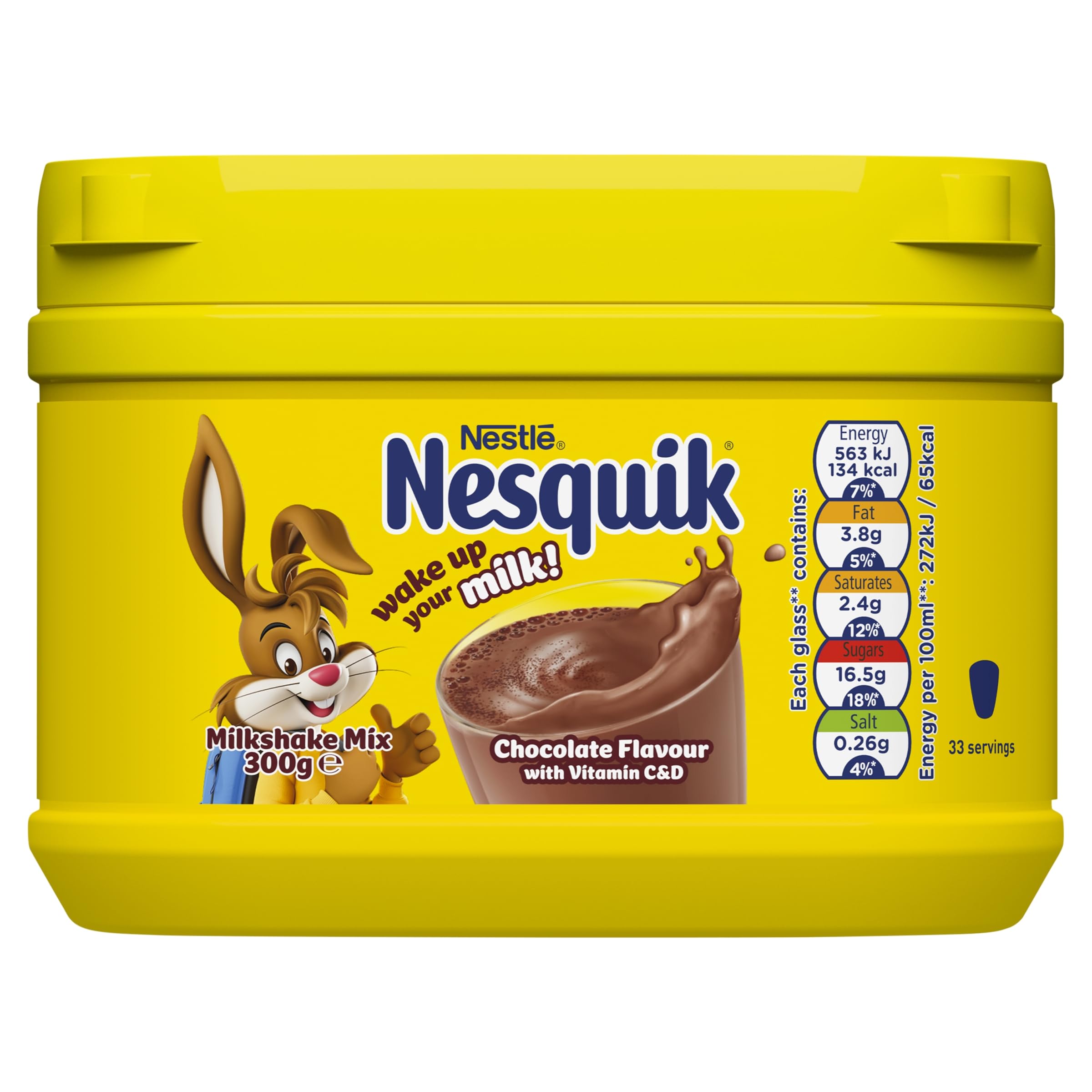 Nesquik Nestle Nesquik Chocolate Flavour Milkshake Mix, 300 G, (103066141), No Artificial Sweeteners-picture-10