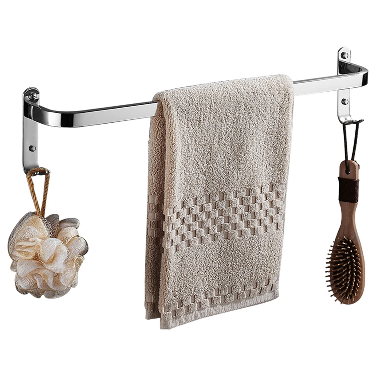 Bar serviette murale acier inoxydable salle de bain LWX