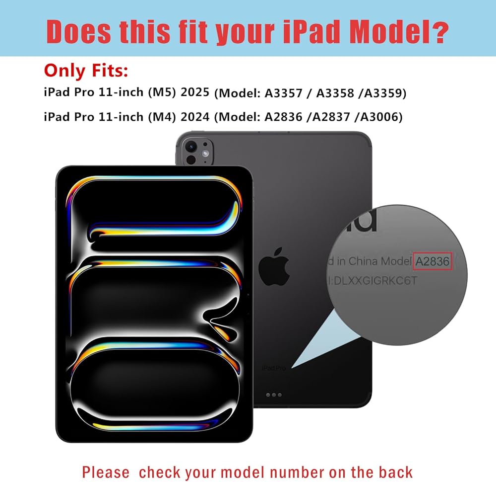 Amazon.com: ProCase Smart Case for iPad Pro 11 Inch 2025(M5