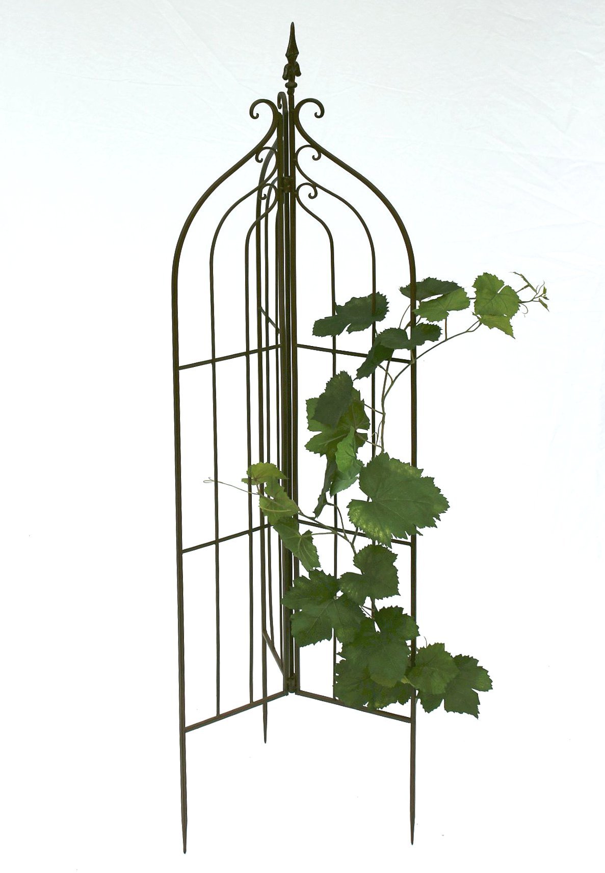 DanDiBo Support pour Plantes grimpantes 120033 Pliable Treillis en métal H-132cm D-38cm Support pour Plantes grimpantes Clôture