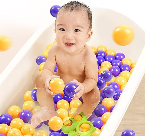 Miniatura 2 de 100 Ball Pit Balls, Balls for Ball Pit 2.36inches Phthalate&BPA Free Plastic Ocean Colour Play Balls for Kids Toddlers and Babys