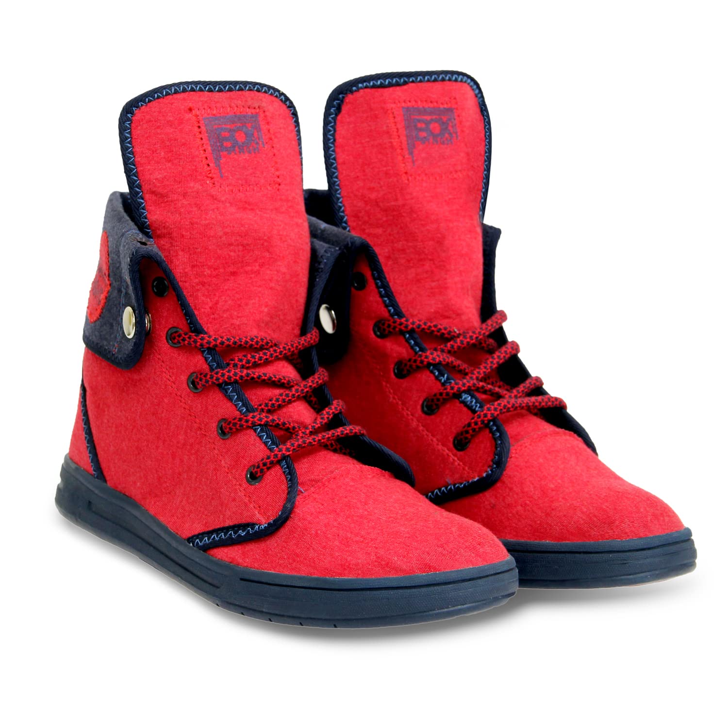 Convertible Boots for Mens RED