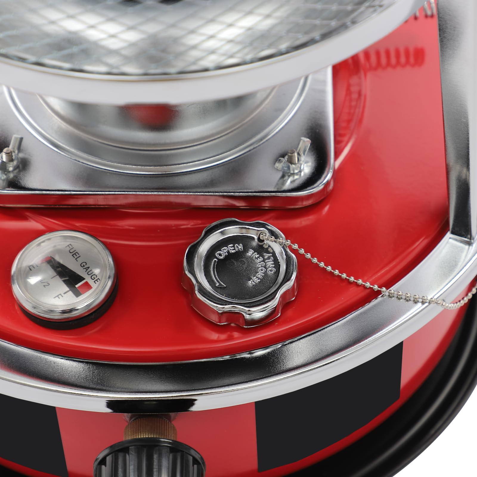 Chauffage au pétrole 2300 W - Avec poignée de transport - Réservoir de 5,2 l avec indicateur de niveau - Autonomie de 18 h - Four au kérosène réglable en hauteur - Pour intérieur/extérieur - Avec sac