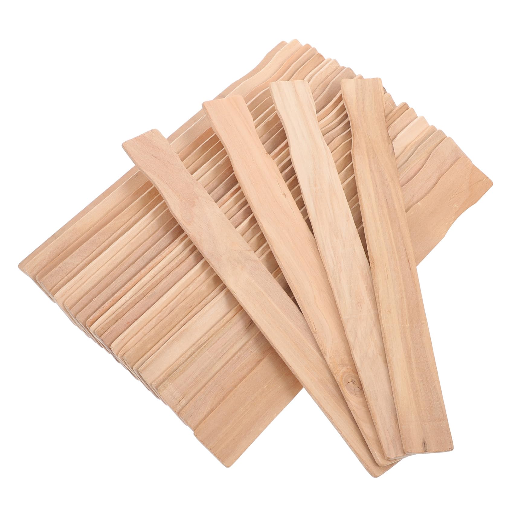 Amosfun 4 Ensembles De Peinture Artisanat Bâtonnets Bois Franc Des Bâtons Coloré Tiges Tige D'agitation De Peinture En Bois Outil De D'agitation Réutilisable 25 Pièces * 4