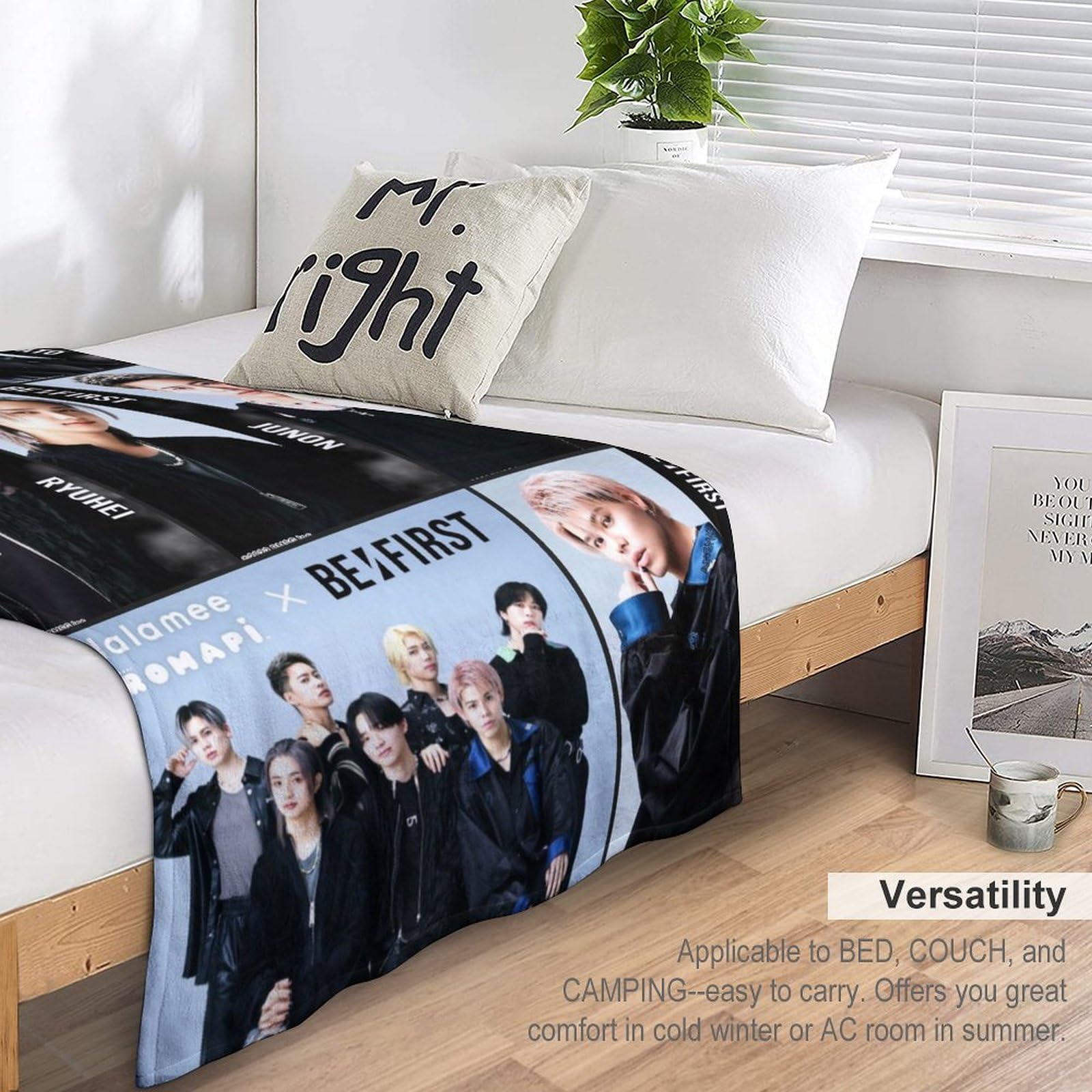 Amazon｜BE：FIRST ビーファースト 毛布 ブランケット 暖かい 掛け毛布