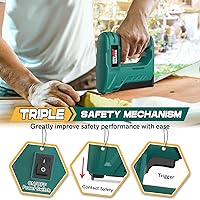 Vista 5 de NEU MASTER Electric Staple Gun, Cordless Staple Guns with Staples & USB Charger, Heavy Duty for Upholstery, Crafts, Carpentry, Material Repair