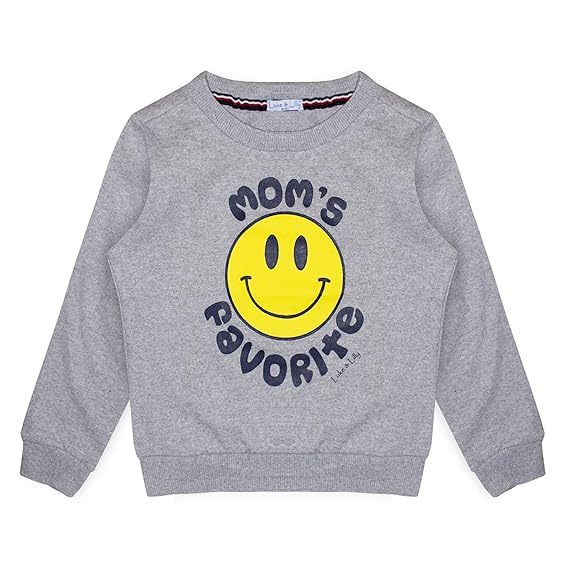 Luke and Lilly Boys Fleece Fullsleeve Sweatshirt_Pack of 1