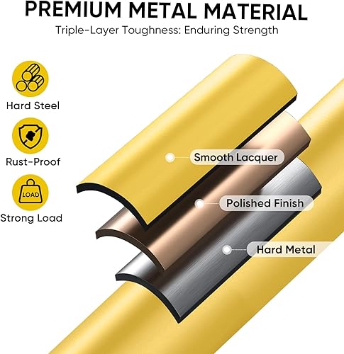 Miniatura 6 de TICONN Escalera de 3 escalones, taburete plegable resistente, taburete plegable de acero portátil para almacenamiento de garaje doméstico (negro)