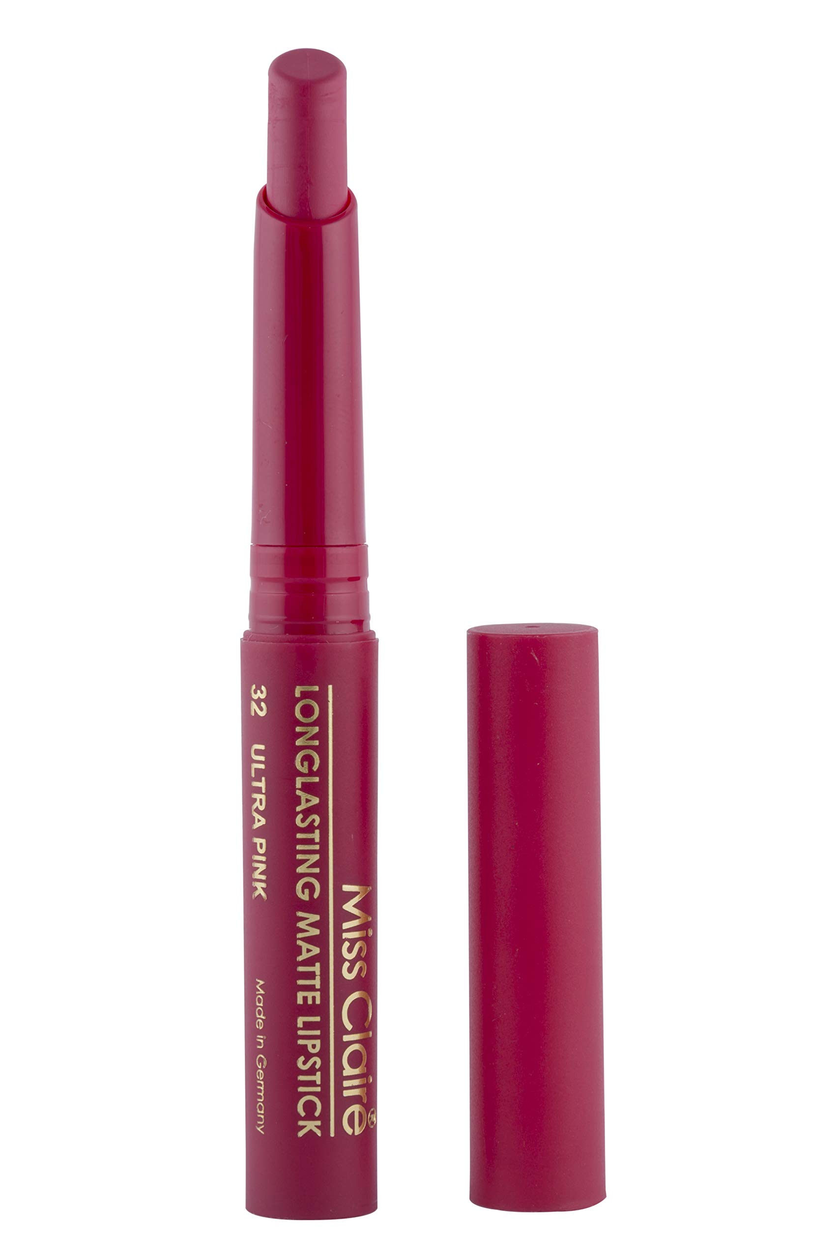 Miss Claire Longlasting Matte Lipstick, Ultra Pink 32, 2 g-image-0