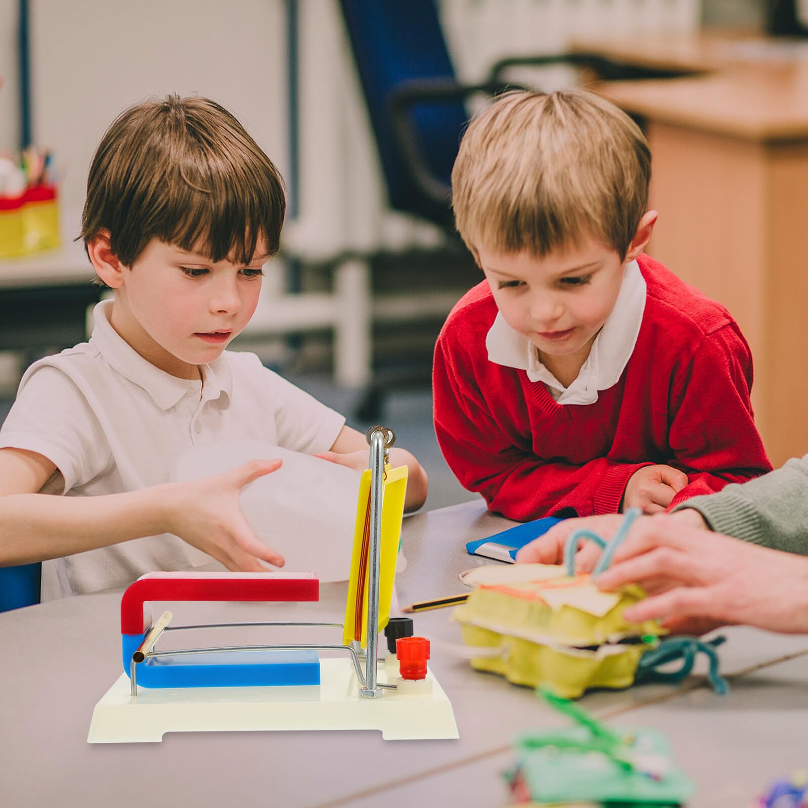 Cabilock Kit Didattico Scolastico per Esperimenti di Laboratorio, Apparecchio Sperimentale Campo Magnetico, Strumento di Fisica Portatile per Insegnamento Elettromagnetismo