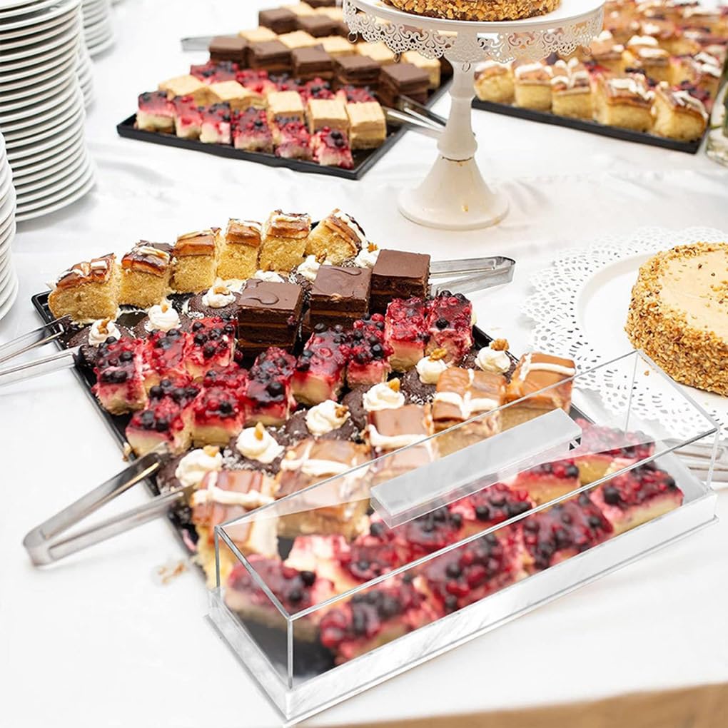 Espositore refrigerato per torte, in acrilico, per pasticceria, panetteria, espositore per alimenti, supporto per torte per dessert, espositore professionale per pasticceria, ideale per panetterie