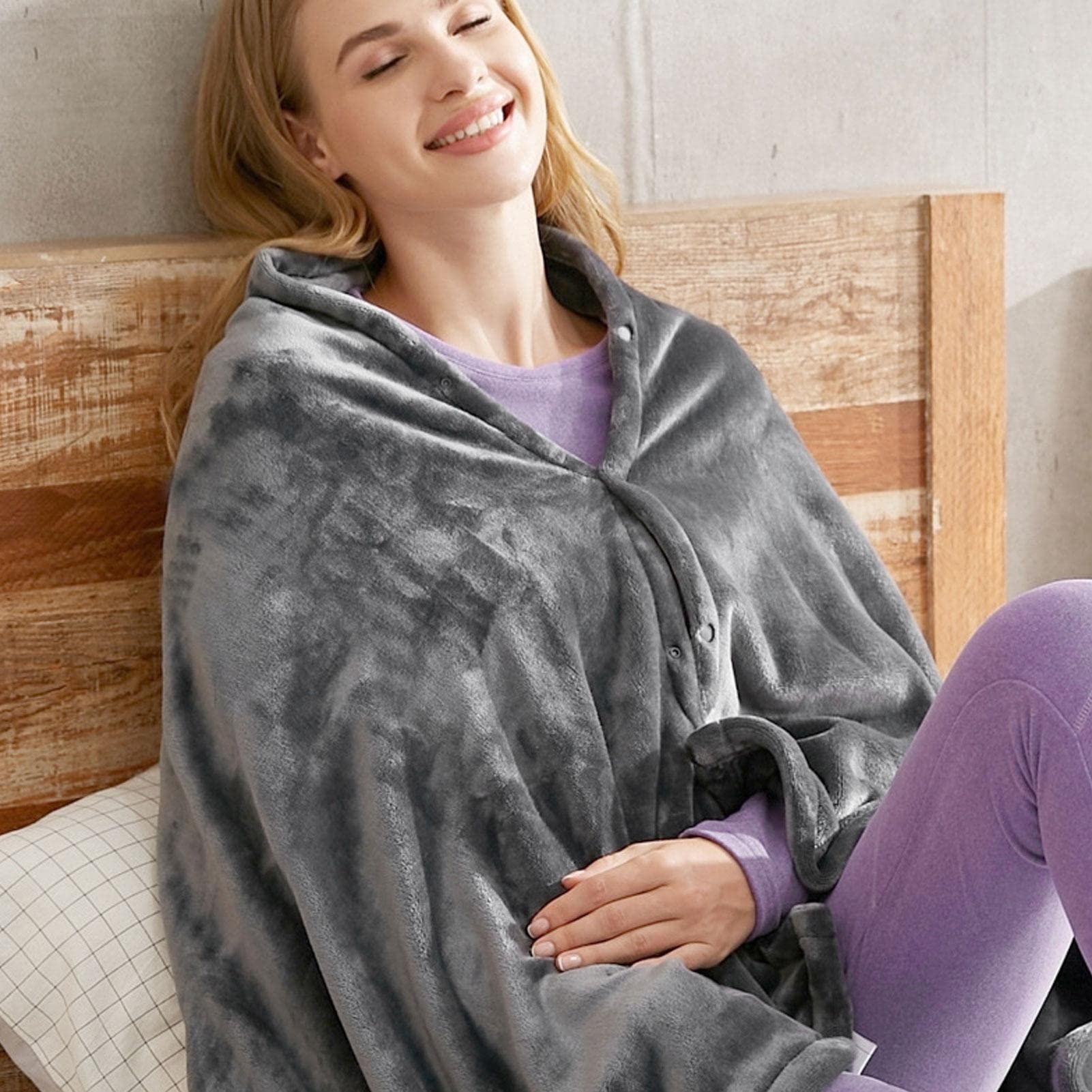 Amazon.co.jp: 電気毛布 - クイーンサイズの洗濯機で洗える電気毛布