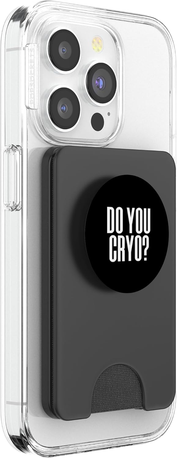 Do You Cryo? Ice Bath Cold Therapy Cryotherapy PopSockets PopWallet for MagSafe image 4