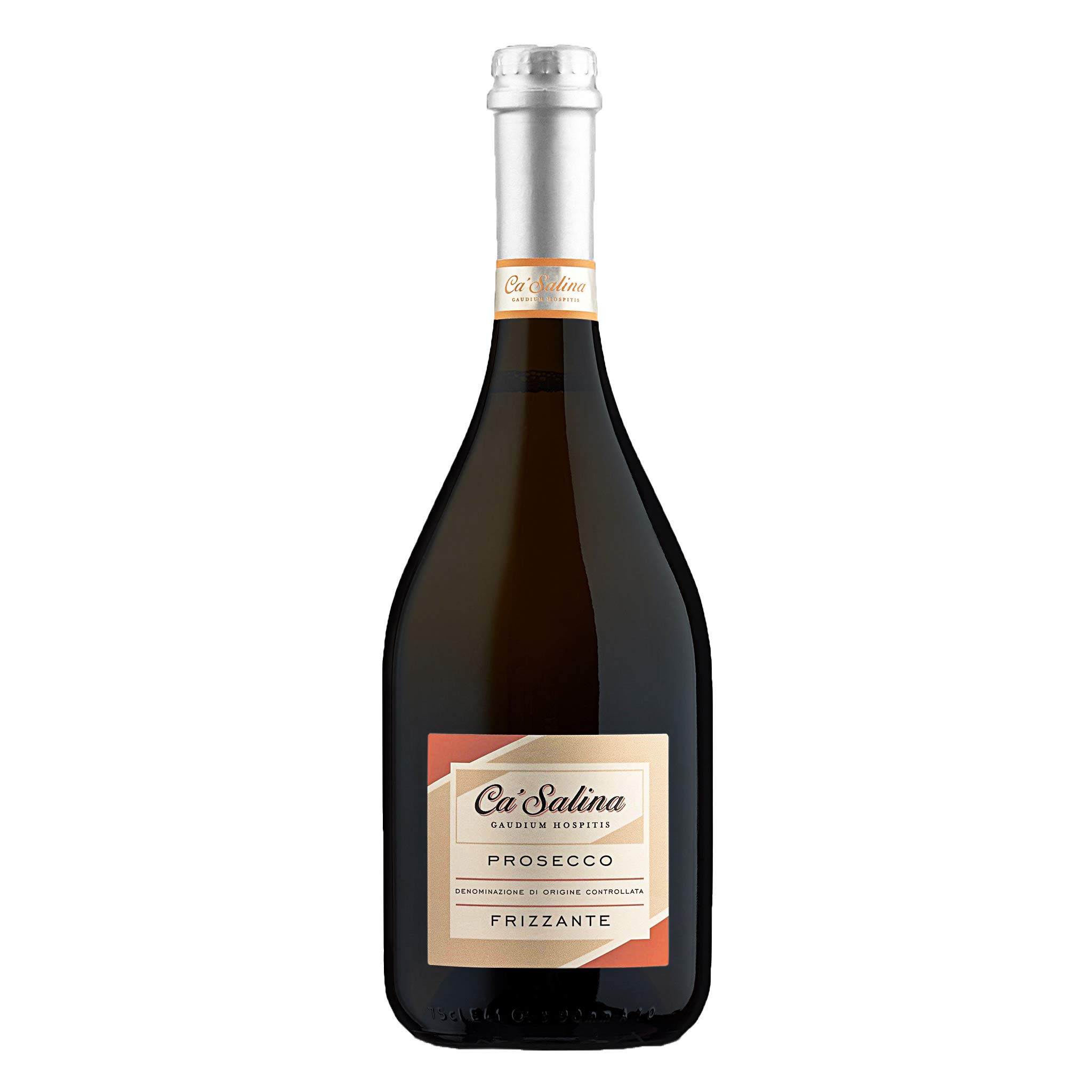 Ca'Salina Low Sugar Prosecco DOC Frizzante Lightly Sparkling (1 x 75 cl) lower calorie skinny style from Valdobbiadene
