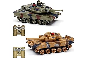 Fistone RC Battle Tank Set for Kids and Adults