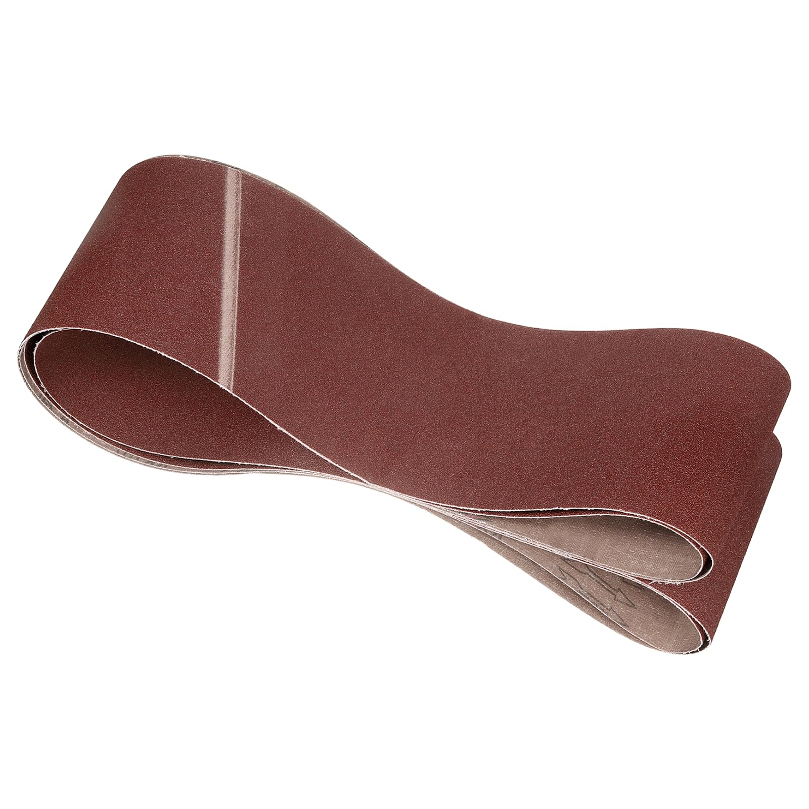 3 Pcs Sanding Belts 4 x 132 Inch 80 Grit Aluminum Oxide