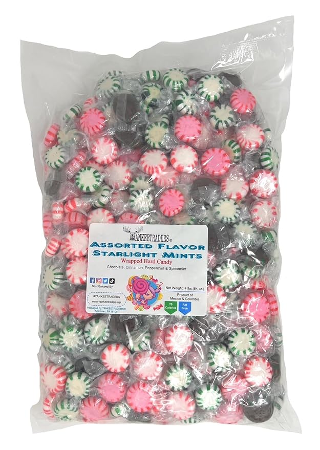 Caramelos Starlight Mints Surtidos Yankee Traders, 4 lb miniatura 2