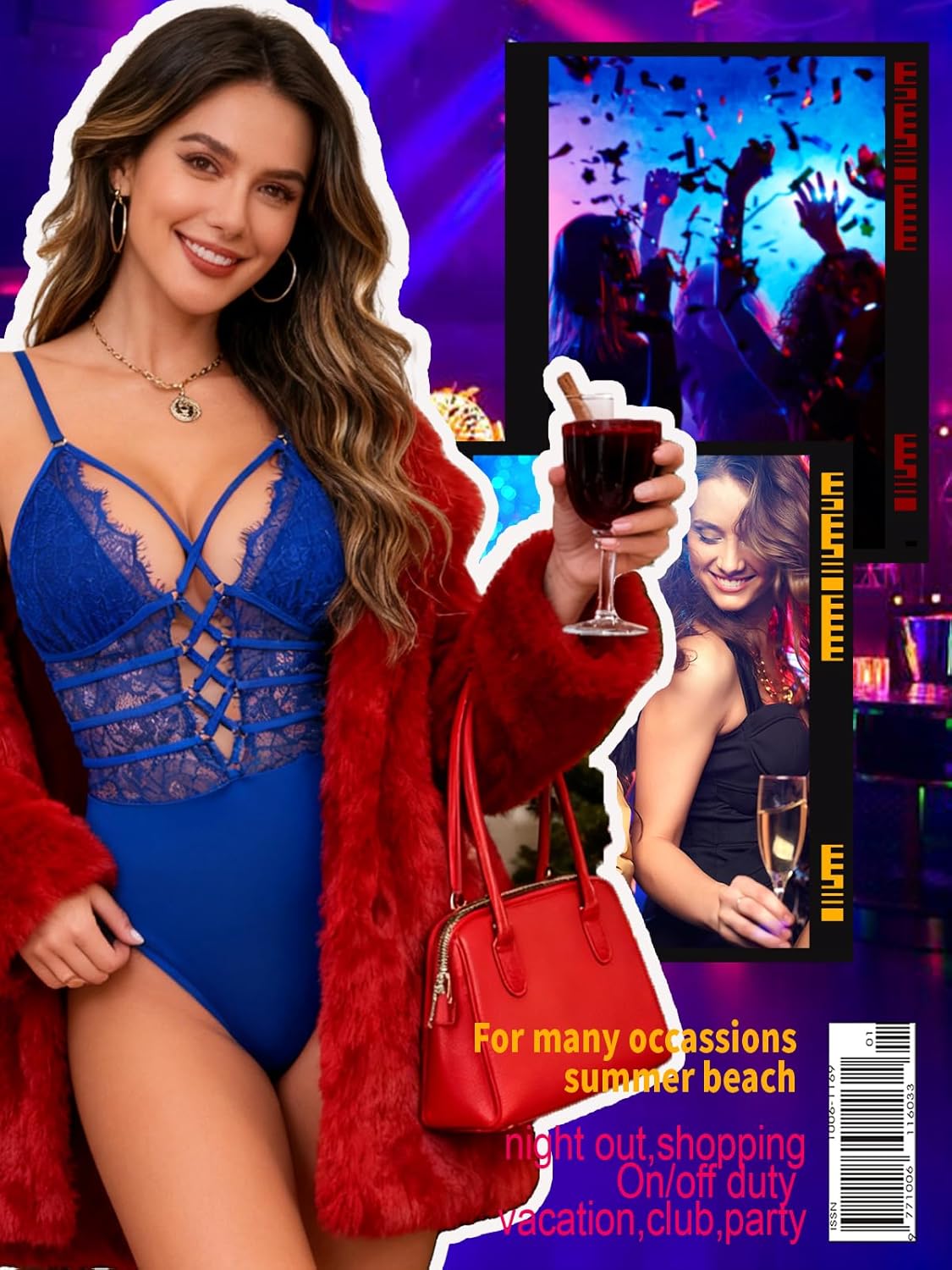 Buitifo Women Sexy Bodysuit One Piece Babydoll Lingerie Lace Teddy Negligee - Image 5