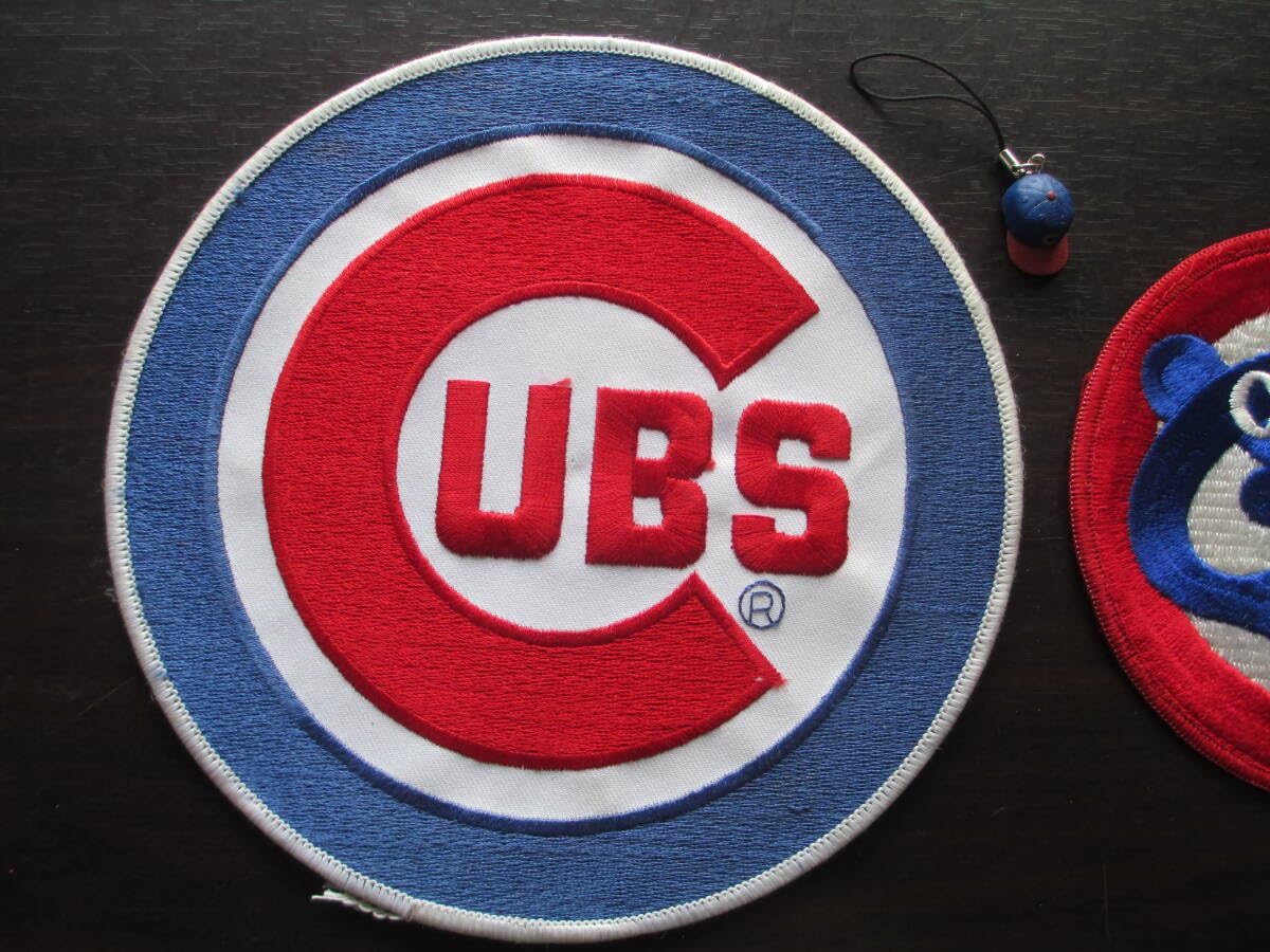 Amazon.co.jp: シカゴ カブス ワッペン 2枚セット + ストラップ CUBS