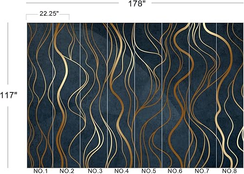 Miniatura 49 de Papel tapiz de pared para guardería infantil de bosques de acuarela coloridos, 137 x 100 pulgadas