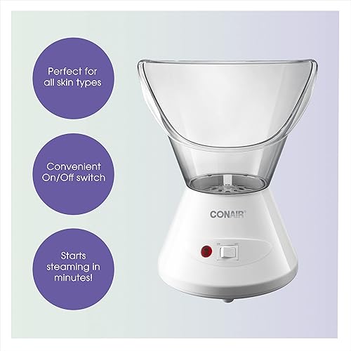 Miniatura 5 de True Glow by Conair - Sistema de sauna facial hidratante con vapor cálido