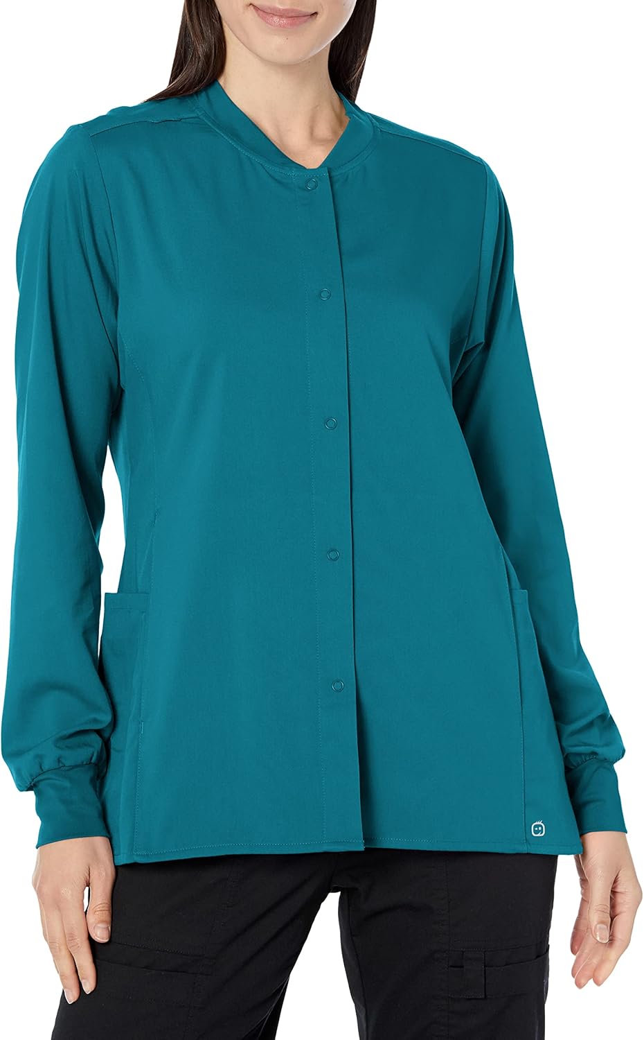WonderWink womens Women's Snap Front Warm-up Jacket