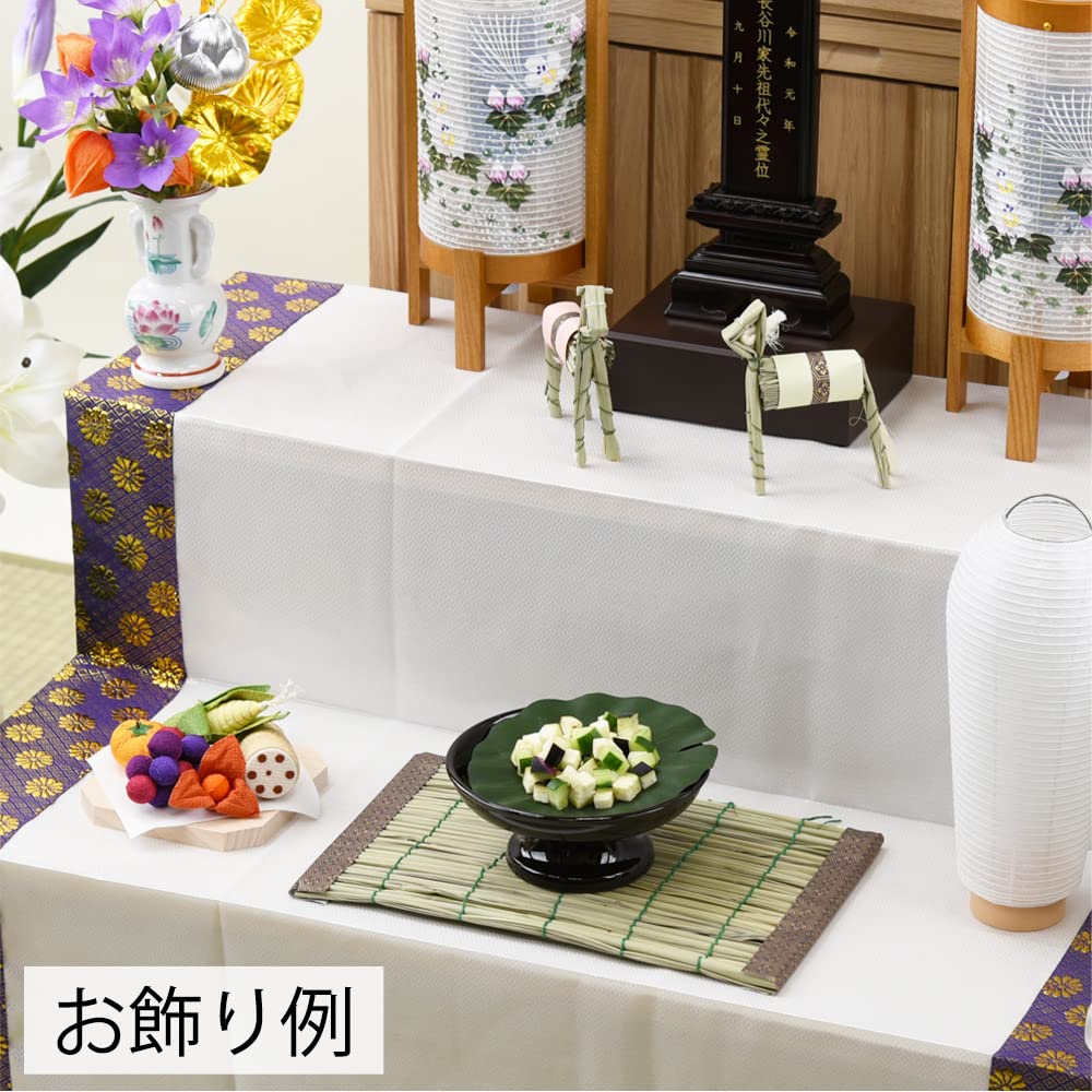 Amazon.co.jp: お仏壇のはせがわ お盆セット 初盆飾り おがら 盆 まこ
