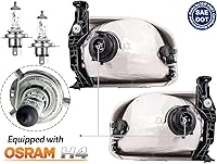 Vista 5 de Auto Parts Avenue Reemplazo de faro para 2000 2001 2002 2003 2004 Tundra (solo modelo de doble cabina) 2001 2002 2003 2004 Sequoia par lado derecho