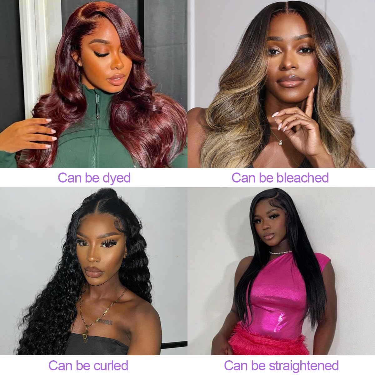 12A Human Hair Bundles Body Wave 3 Bundles Human Hair 16 18 20 Inch 100% Unprocessed Brazilian Body Wave Human Hair Extensions Real Human Hair Double Weft Hair Extensions for Women Natural Black