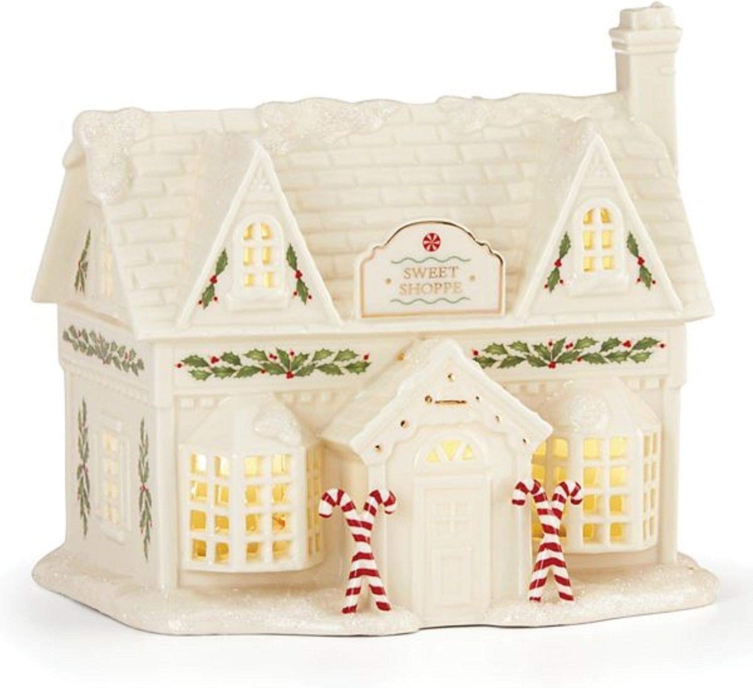 Lenox Illuminated Porcelain Sweet Shop w/ 24K Accents