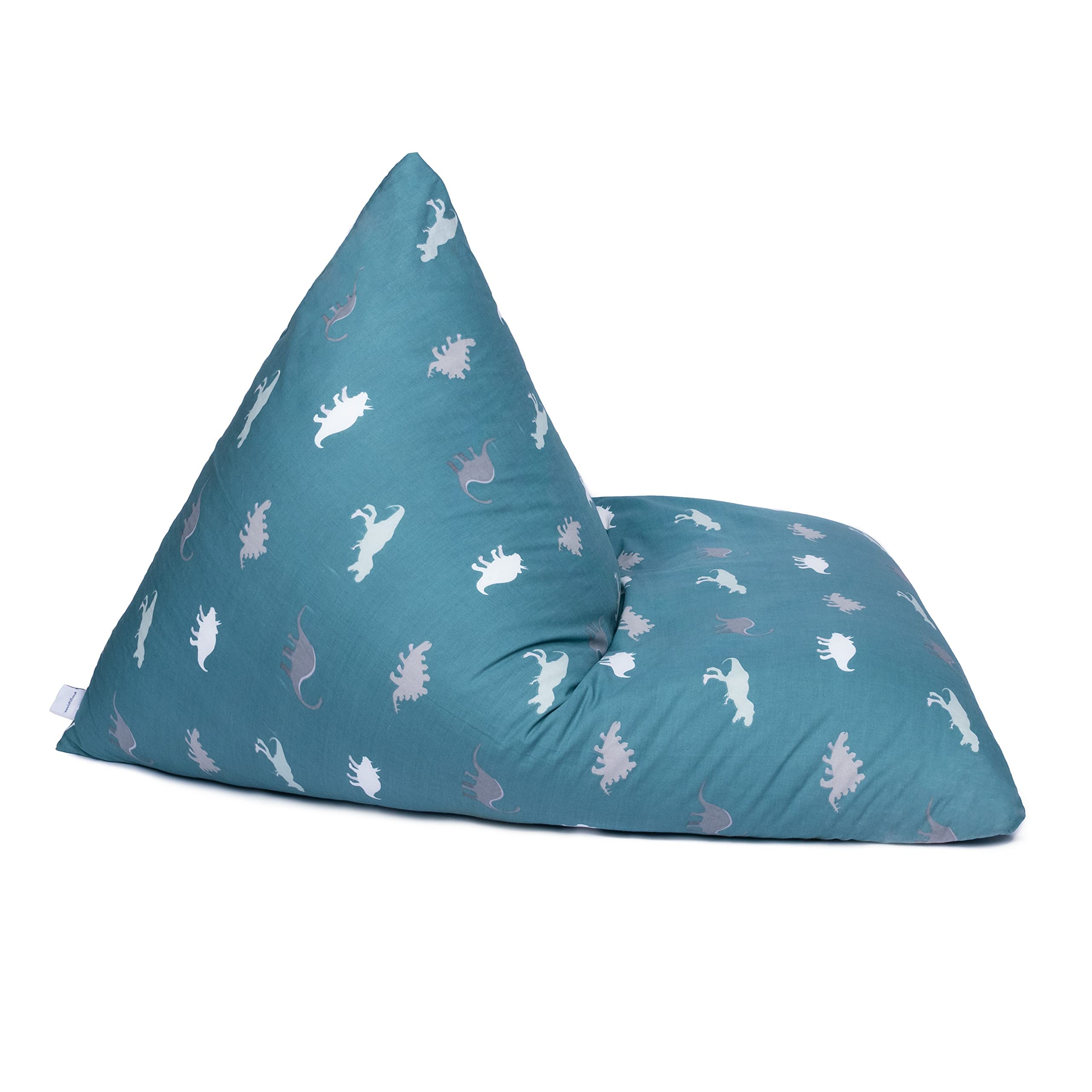 Ready Steady Bed Sitzsack für Kinder, Pyramidenform, bequeme Kleinkindmöbel, weiche, kindersichere Liege, Spielzimmer (Rex)