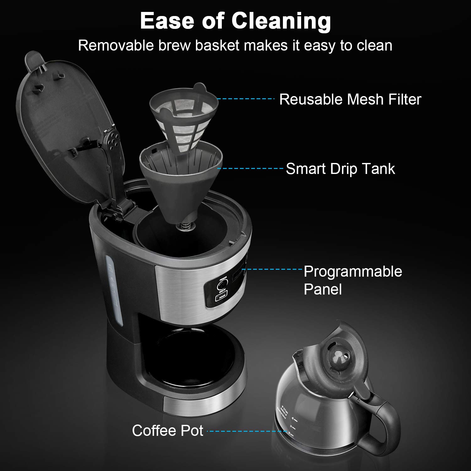 Programmable Brew Coffee Machine 