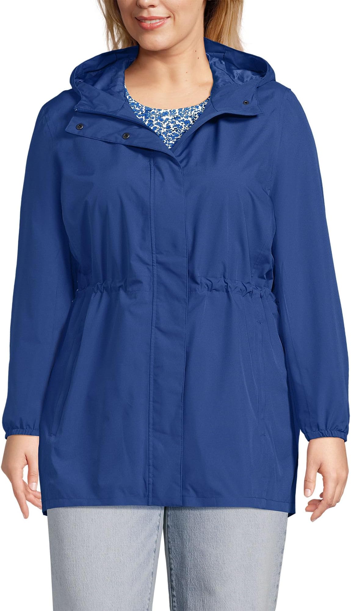 Lands' End Squall Packable Waterproof Raincoat