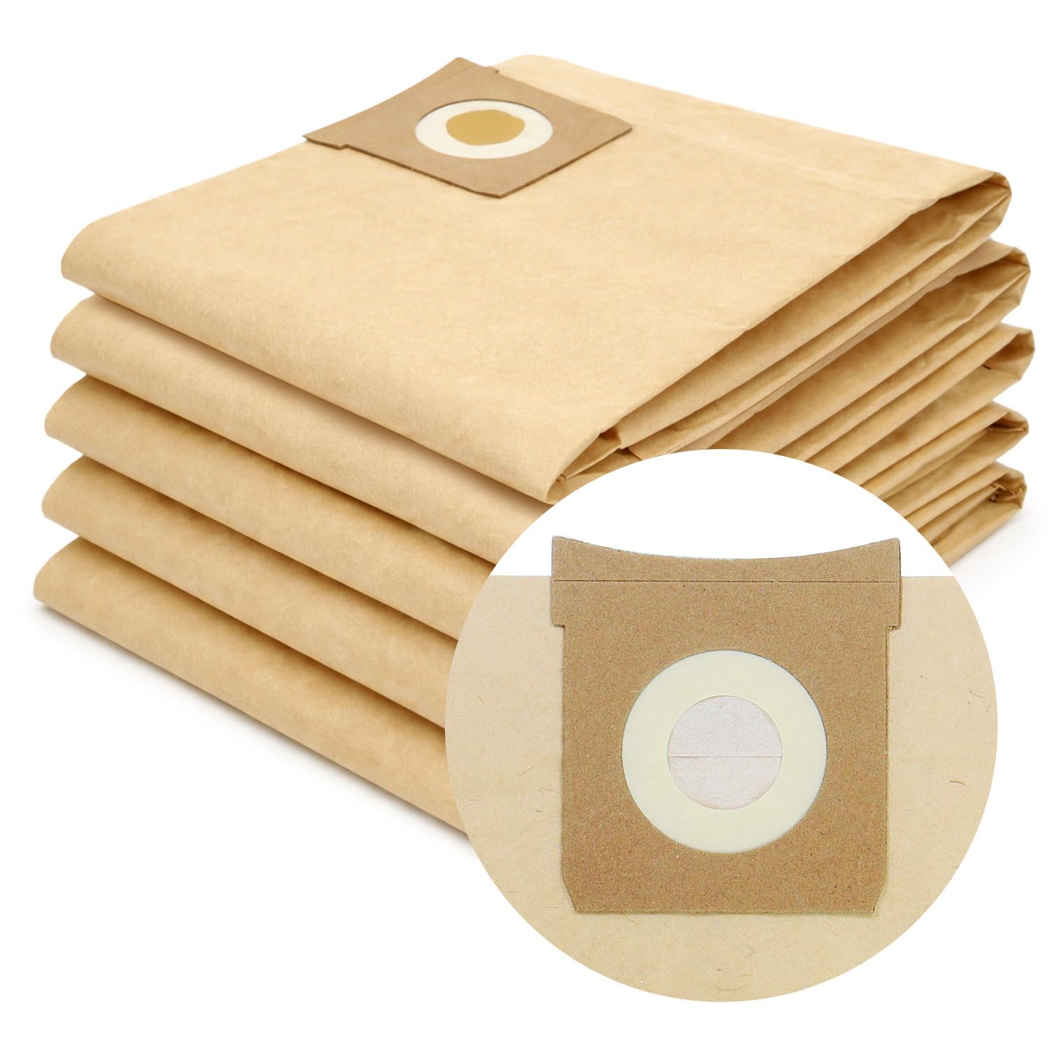 Compatible Titan Vacuum Dust Bags (10 Pack) With Rubberised Seal And Collar