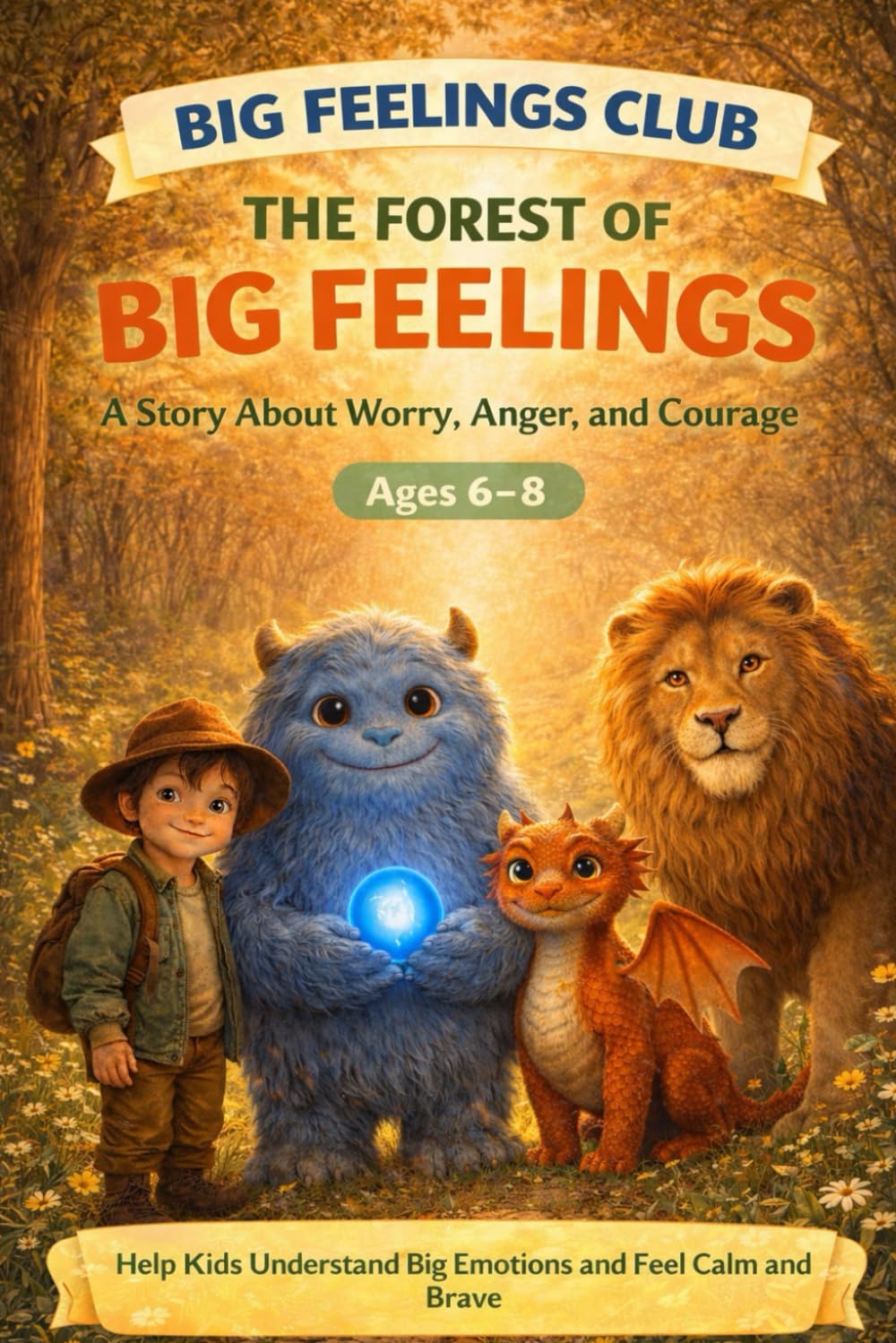 The Forest of Big Feelings: A Story About Worry, Anger, and Courage — Big Feelings Club (Ages 6–8)