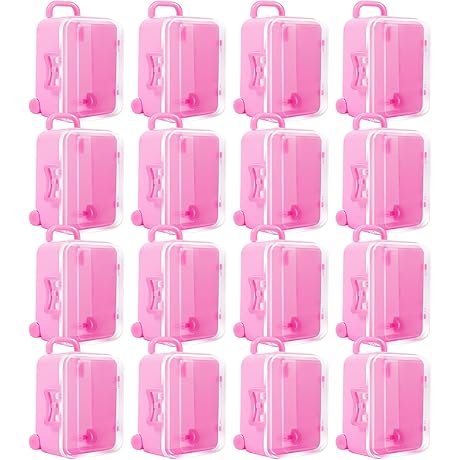 16 Pack Mini Suitcase Favor Box