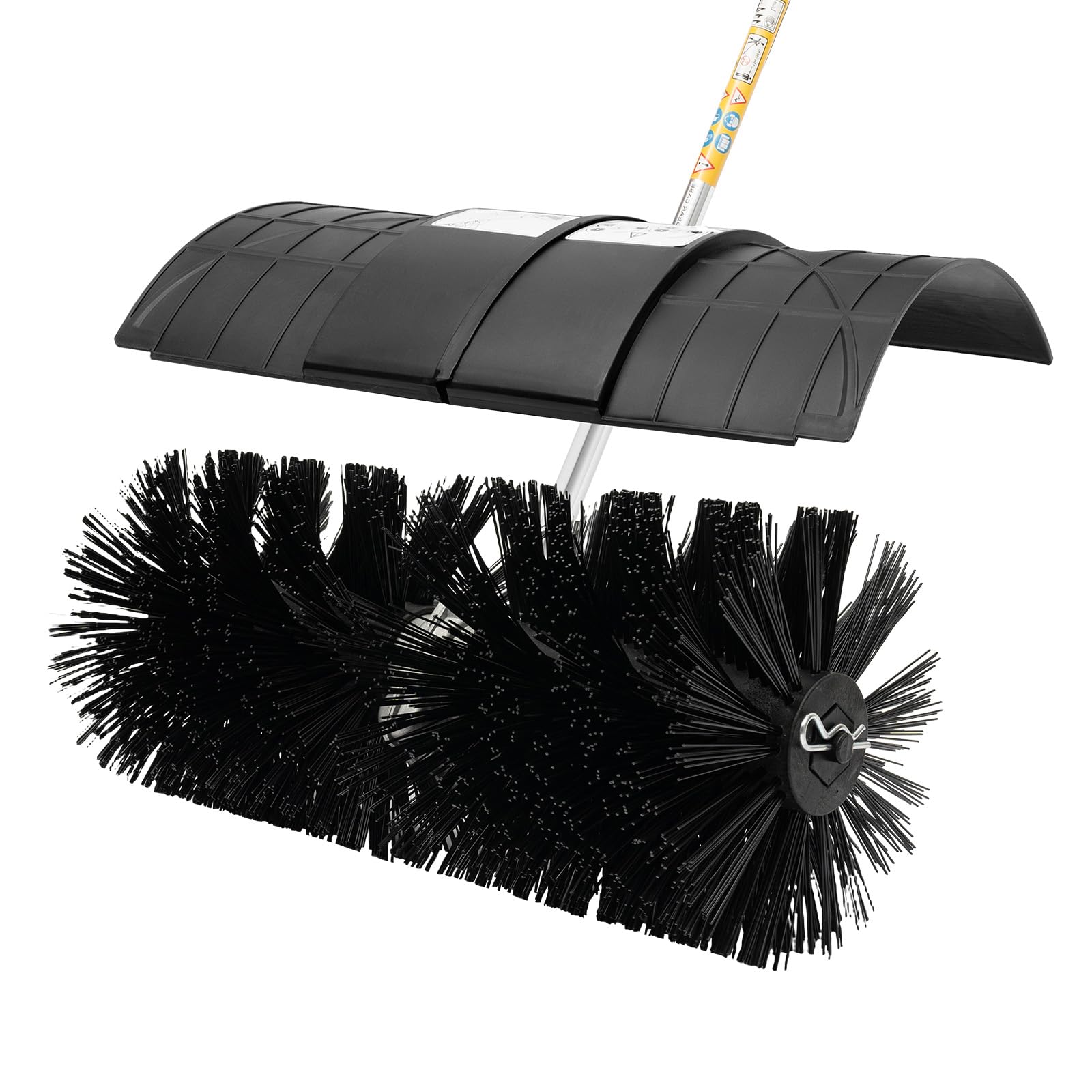 Benzin Motorbesen Besen Schneefr, 1700W/2.3PS 52CC 2 Takt Handheld Benzin Motorbesen Kehrmaschine Schneeräumer Sweeper Straße Fegen Tool