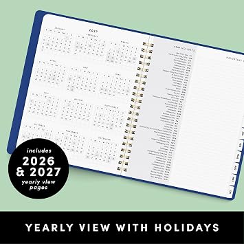 PAPERAGE Academic Planner, Weekly & Monthly Planner & Calendar, 12-Months, July 2026 - June 2027, (9.5 x 11), School & Student Planning Agenda with Tabs, Bonus Pages & Inner Pocket, Pink