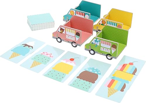 Miniatura 3 de Petit Collage Scoop and Stack: Juego de cartas de helado