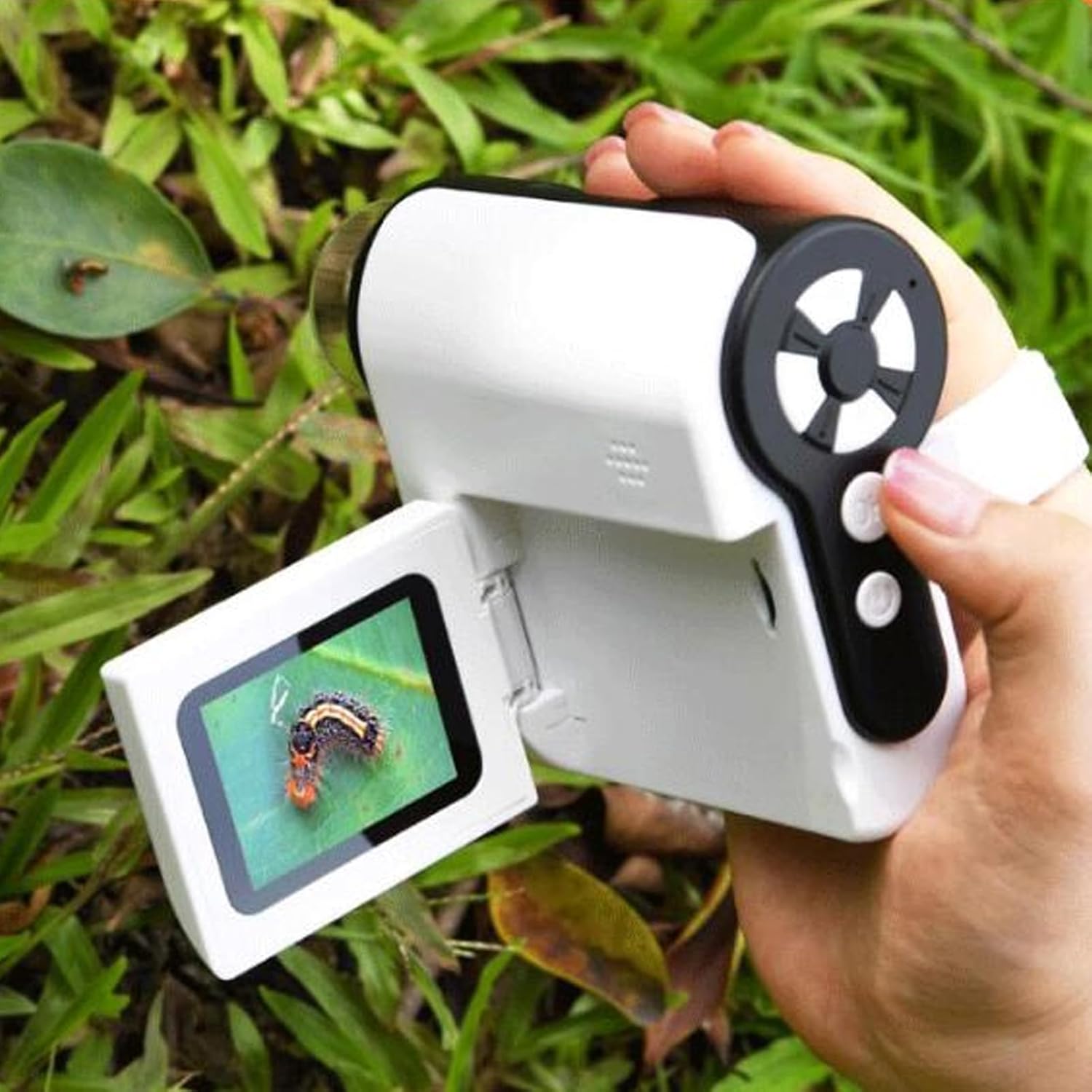 RIEVBCAU ハンドヘルドデジタル顕微鏡 2 インチ LCD スクリーン付き 1000X ポケット顕微鏡 8 LED コイン電子拡大鏡、PC  ビュー - AliExpress 100 1000X 倍率ハンドヘルドデジタル顕微鏡 2 インチ LCD スクリーン 6 つの調整可能な LED  ライト 32GB S