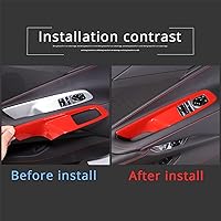 Vista 6 de Sekhyna Cubierta del panel de interruptor de elevación de ventana compatible con Chevrolet Corvette C8 Stingray Coupe 2020 2021 2022 2023 ABS 2