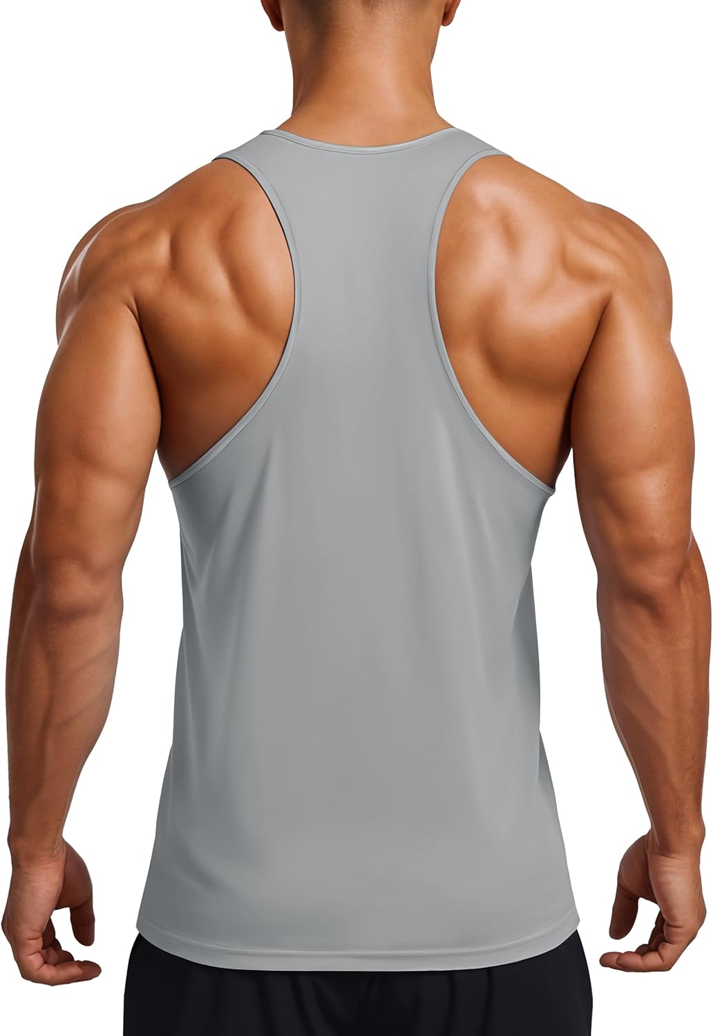MAGCOMSEN Mens UPF 80+ Tank Tops Y Back Quick Dry Gym Workout Running Athletic Fitness Muscle Sleeveless Summer Shirts - Image 2