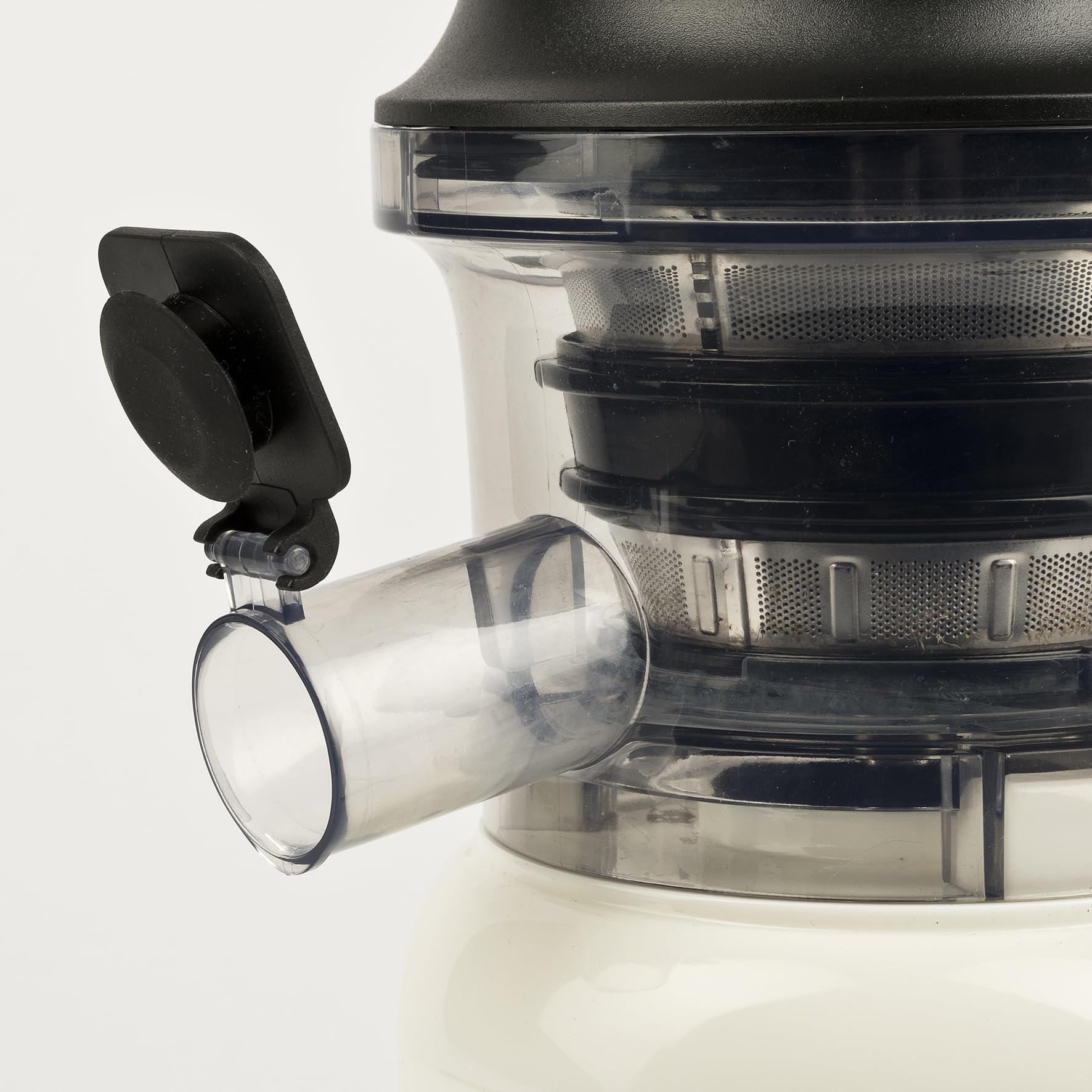 Girmi SW11 Estrattore di succo, 300W, Centrifuga,Velocità di Rotazione 70 Giri/minuto, Blocco di Sicurezza, Ricettario Incluso, Filtro in metallo, Accessori Inclusi, Panna