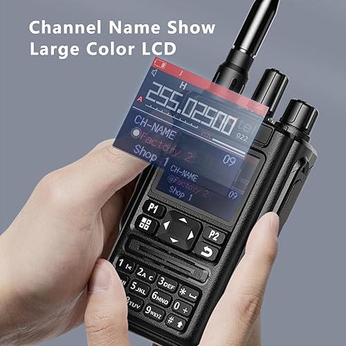 Miniatura 6 de Radtel RT-490 GPS Bluetooth App Programación Radio de tres bandas 144-148420-450Mhz Radio de mano de dos vías de largo alcance con recepción de