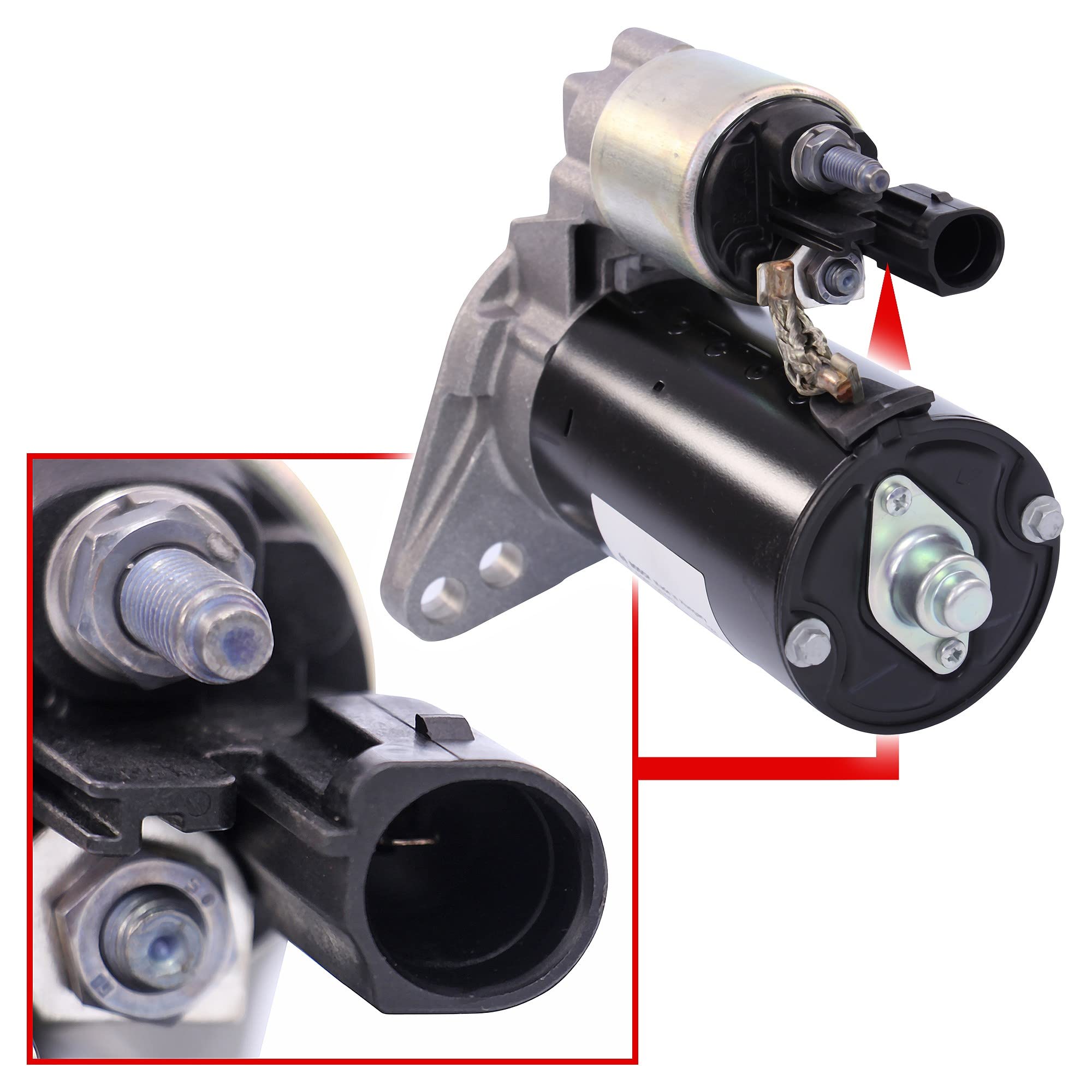 BOSCH MOTOR DE ARRANQUE 0 001 123 012 Compatible con VW Golf V Hatchback 1K1 TOURAN 1T1, 1T2 Polo IV Hatchback 9N, 9A Passat B6 Variant 3C5, SEAT Ibiza IV Hatchback 6J5, 6P1