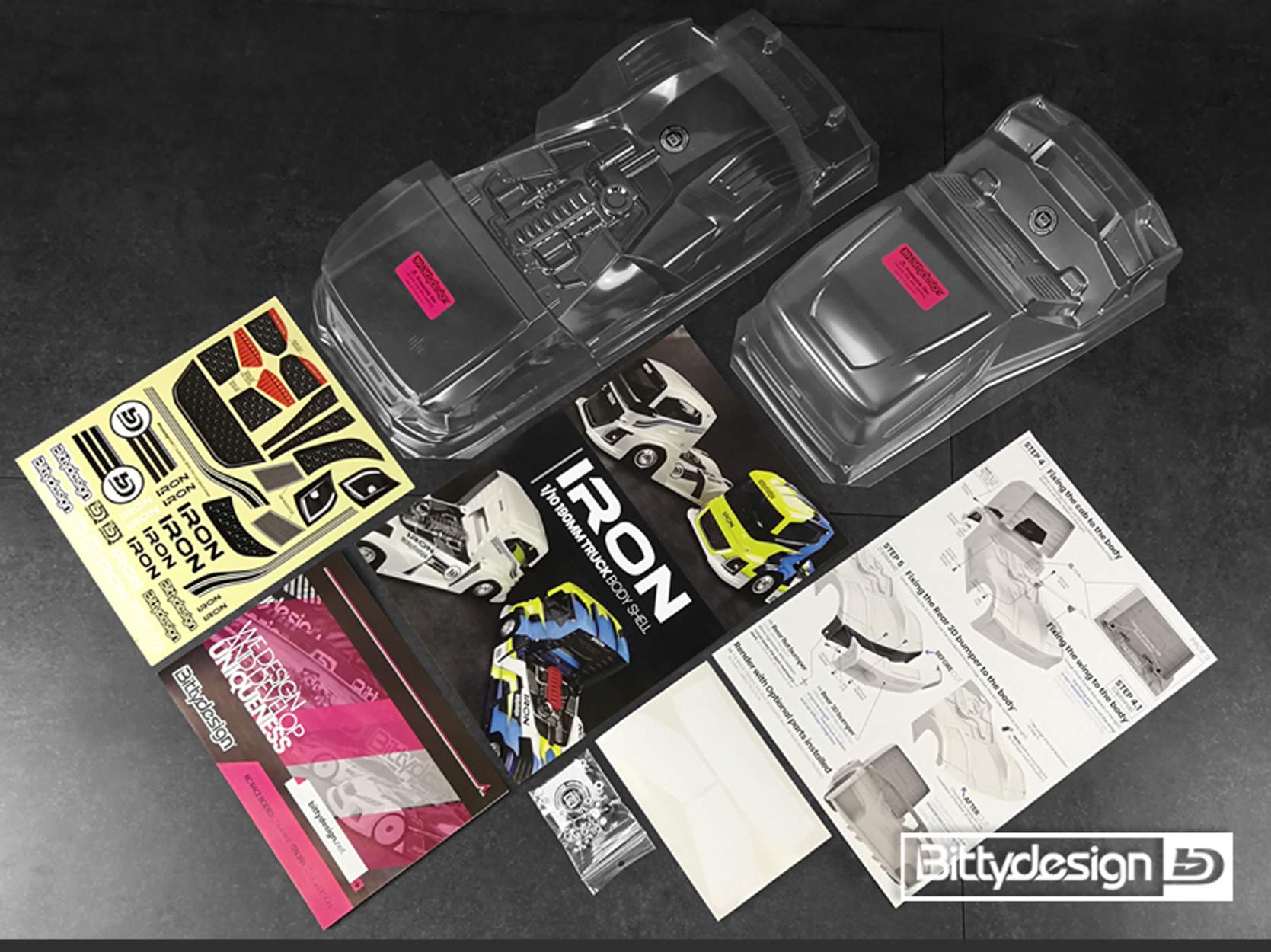 ARRMA Typhon GROM Body (Red), ARA412006